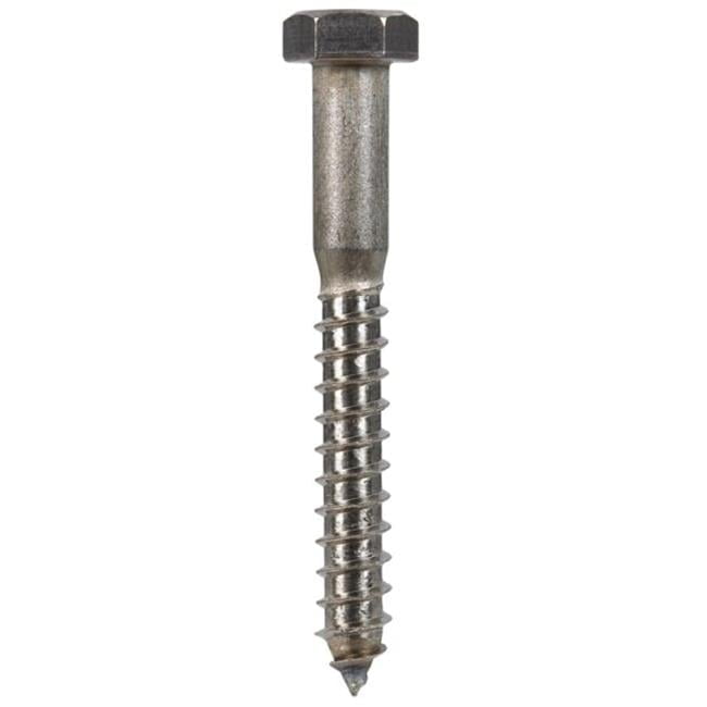 832070 0.375 x 3 in. Hex Head Lag Bolt Stainless Steel