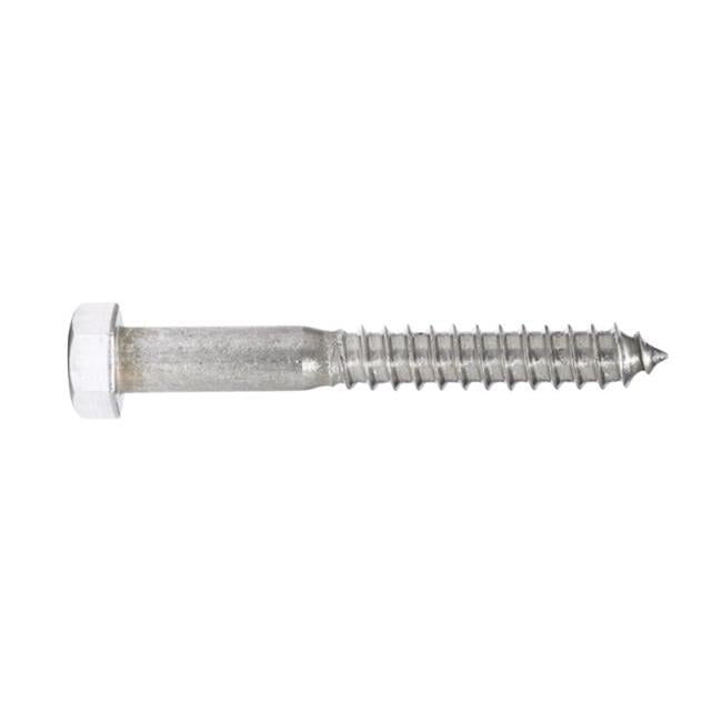832086 0.5 x 4 in. Hex Head Lag Screw Stainless Steel