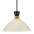 thumbnail image 1 of 83257BK-CO Lark Simon - 12W 1 LED Small Convertible Pendant In Modern Style-10 Inches Tall and 13 Inches Wide, 1 of 13