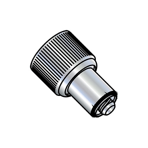 832X.280X.036 Retractable Captive Panel Fastener Press In Style Natural Finish (Pack Qty 20) BC-196468