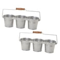 thumbnail image 1 of 8331 S-2 Galvanized Steel Steel Window Box Planter - Set of 2, 1 of 1