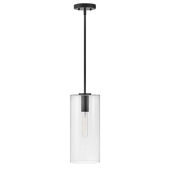 83377BK Lark Lane - 10W 1 LED Pendant-15.75 Inches Tall and 7 Inches Wide-Black Finish