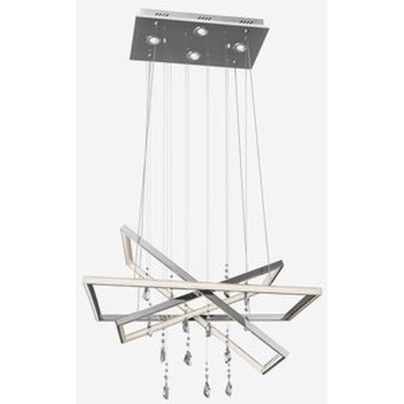 83450-Elan Lighting-Maze - 28.25 Inch 7 Led Chandelier