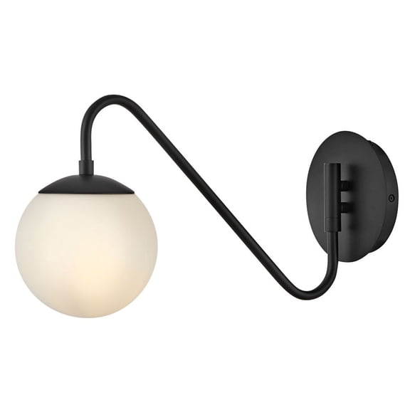 83480BK Lark Dottie - 5W 1 LED Small Wall Sconce In Modern Style-9.25 Inches Tall and 6 Inches Wide-Black Finish