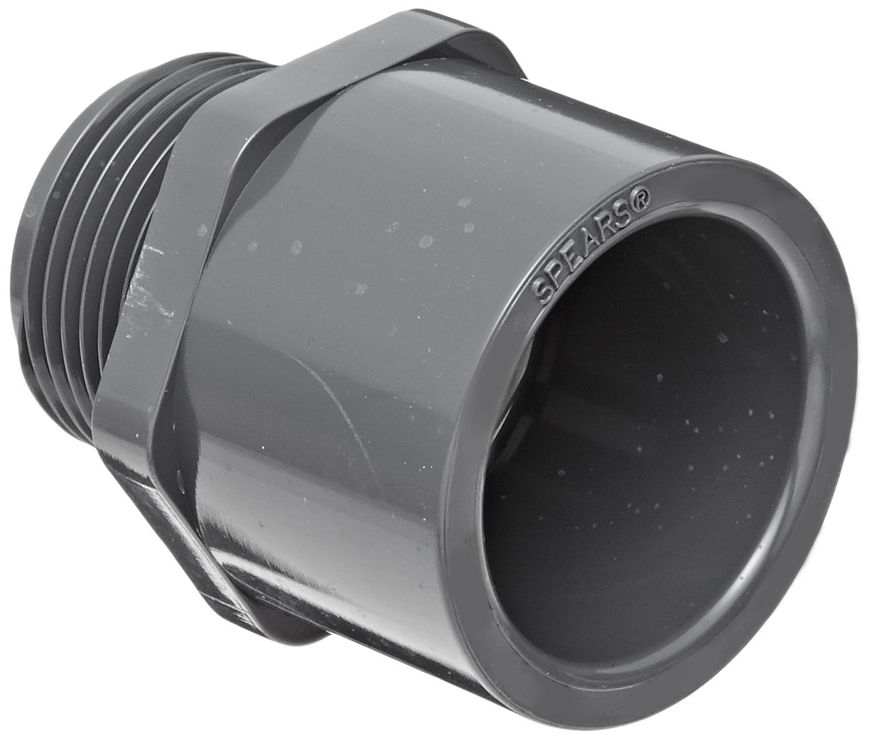 Pvc Service Socket 836 Series PVC Pipe Fitting, Adapter, Schedule 80, 1/2