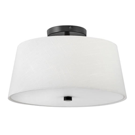 83773BK Lark Beale - 28W 2 LED Medium Flush Mount-8.25 Inches Tall and 14 Inches Wide-Black Finish