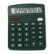 837s12 Solar Powered Desktop Calculator with Large Display for Financial Accounting and Use