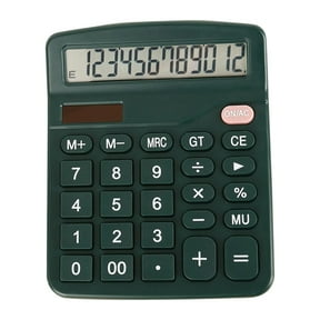 837s12 Solar Powered Desktop Calculator with Large Display for Financial Accounting and Use