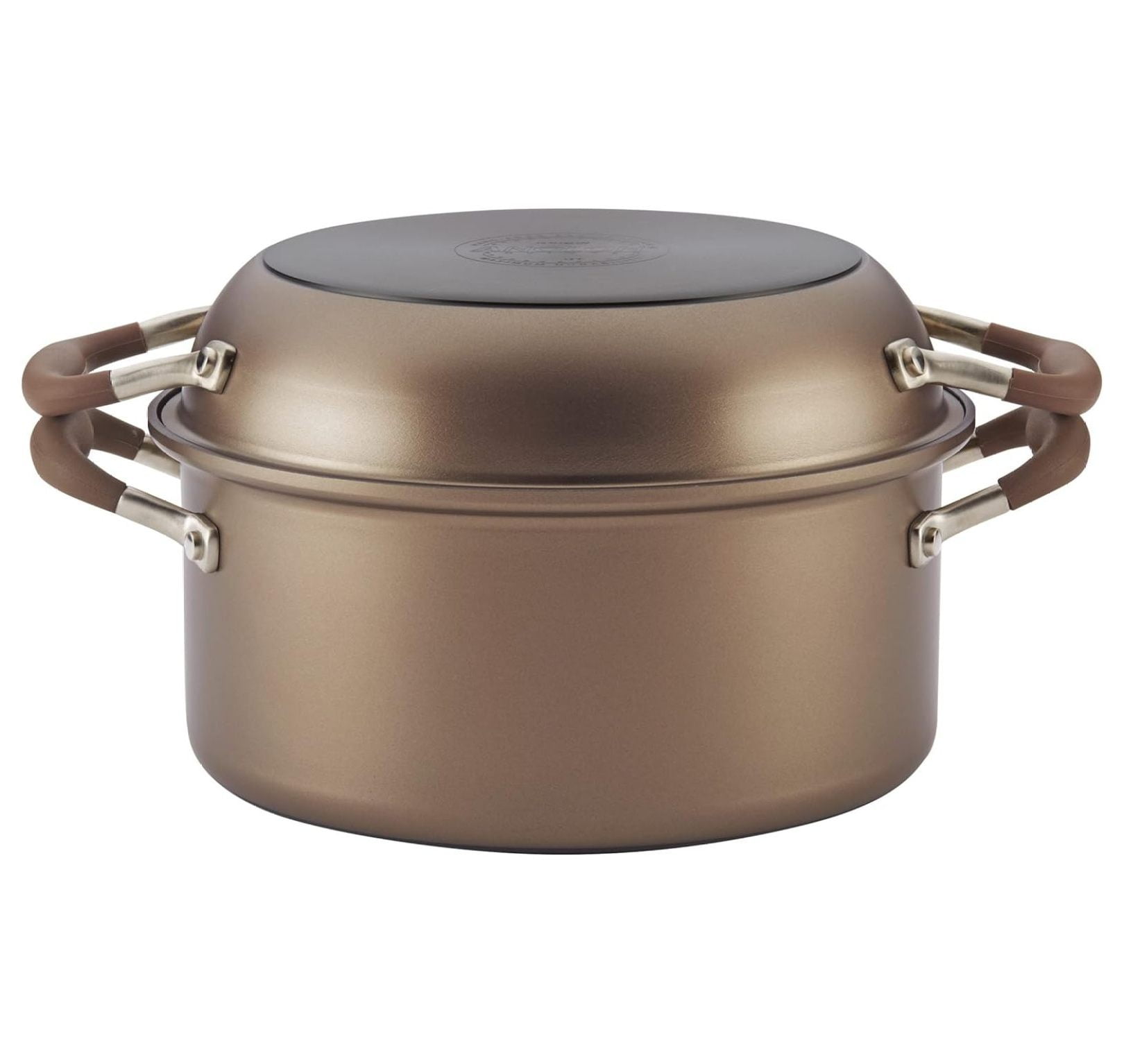 Bronze 5-Quart Aluminum Non-stick Dutch Oven with Lid
