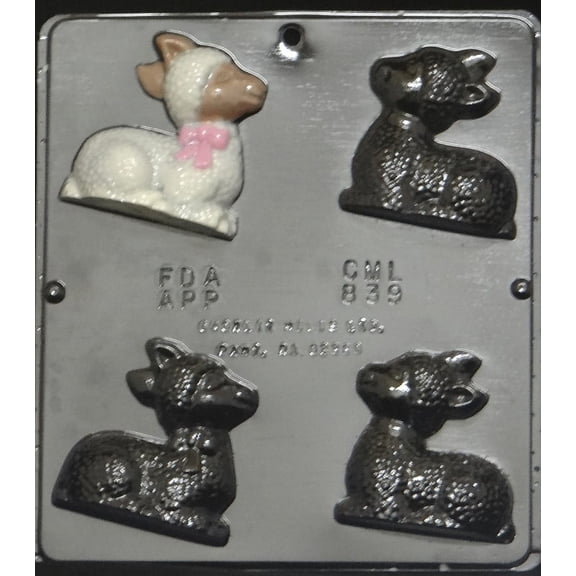 839 Lamb Assembly Chocolate Candy Mold