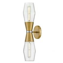 83902LCB-Lark-Livie - 20W 2 LED Wall Sconce In Modern Style-22 Inches Tall and 5 Inches Wide-Lacquered Brass Finish