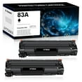 thumbnail image 1 of 83A 83X Toner Cartridge Compatible for HP 83A CF283A CF283X LaserJet Pro MFP M125nw M225dn M127fw M127fn M225dw LaserJet Pro M201dw M201n Printer Ink(Black, 2-Pack), 1 of 8