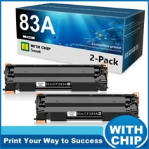 83A CF283A Toner Cartridge Black Replacement for HP 83A Toner Pro M201 M125 M127 M225 Printer Cartridge 2 Pack