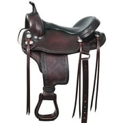 83HS 15 In Hilason WesternHorse Gaited Flex Trail American Leather Saddle