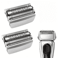 thumbnail image 1 of 83 M Electric Shaver Replacement Head Compatible Shaver Series 8 Electric Shaving, 2 Pack, Silver, 1 of 5