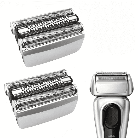 83 M Electric Shaver Replacement Head Compatible Shaver Series 8 Electric Shaving, 2 Pack, Silver