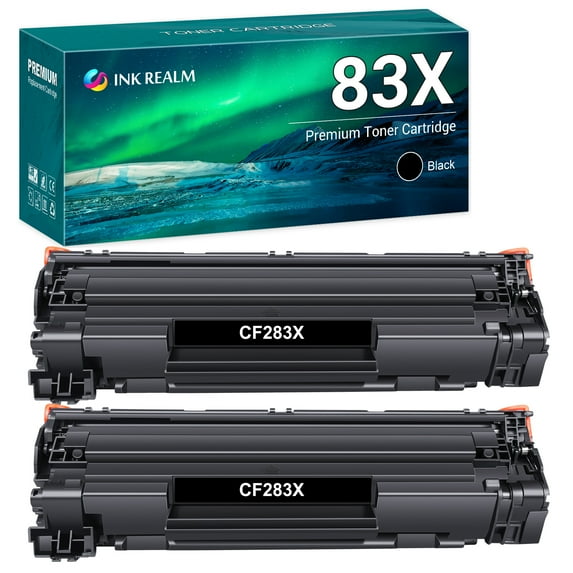 83X 83A Toner Cartridge Replacement Compatible for HP 83X CF283X High Yield (Black, 2-Pack)
