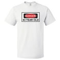 thumbnail image 1 of 83rd Birthday Gift For 83 Year Old Danger T Shirt Gift, 1 of 2
