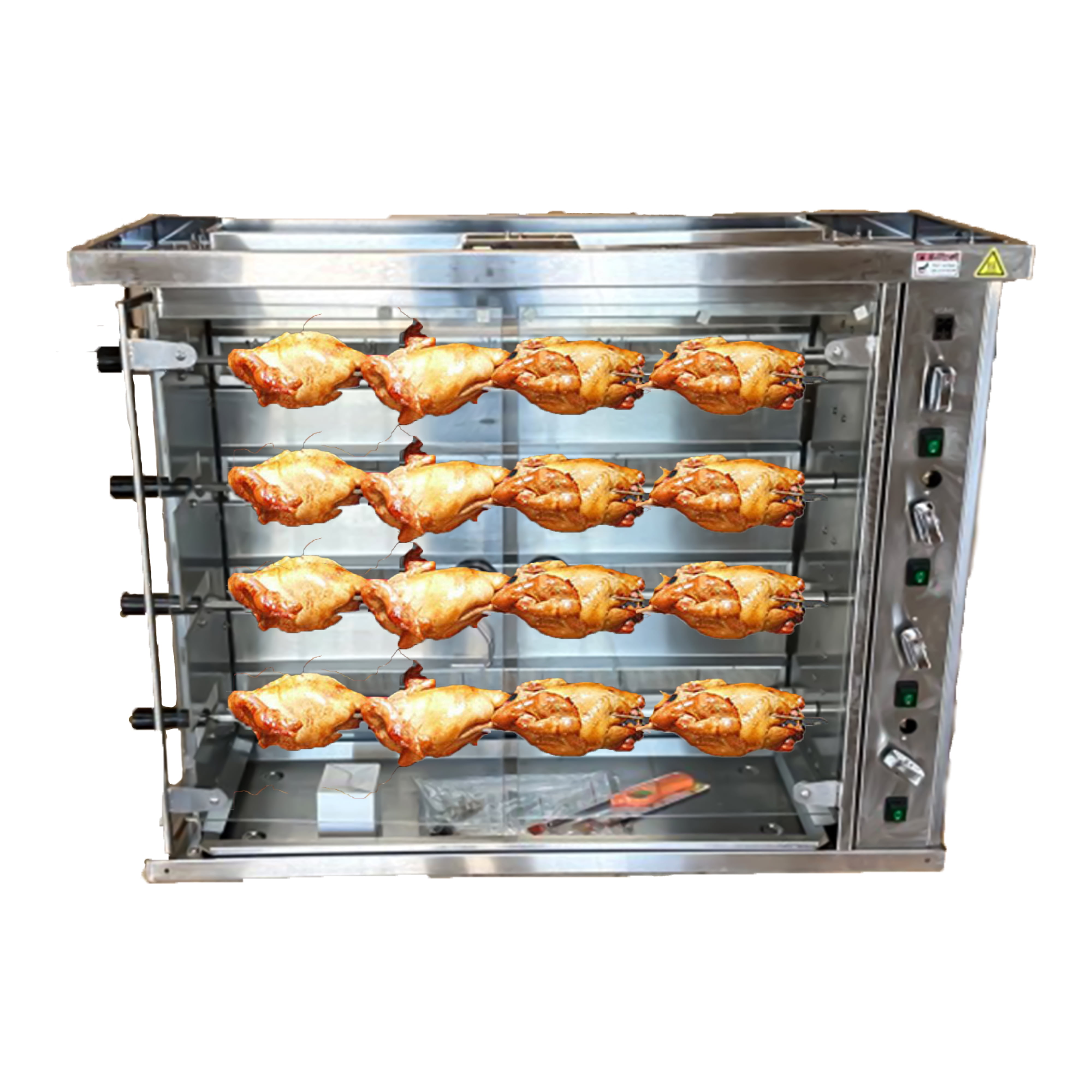 84,000BTU Natural Gas Rotisserie Oven Grill Roaster with Auto Rotating