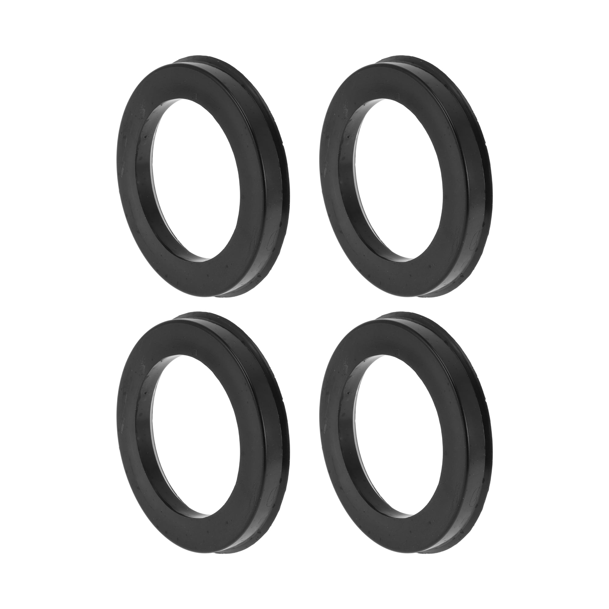 84.1mm to 58.1mm Car Wheel Hub Centric Rings Black Polycarbonate Wheels ...
