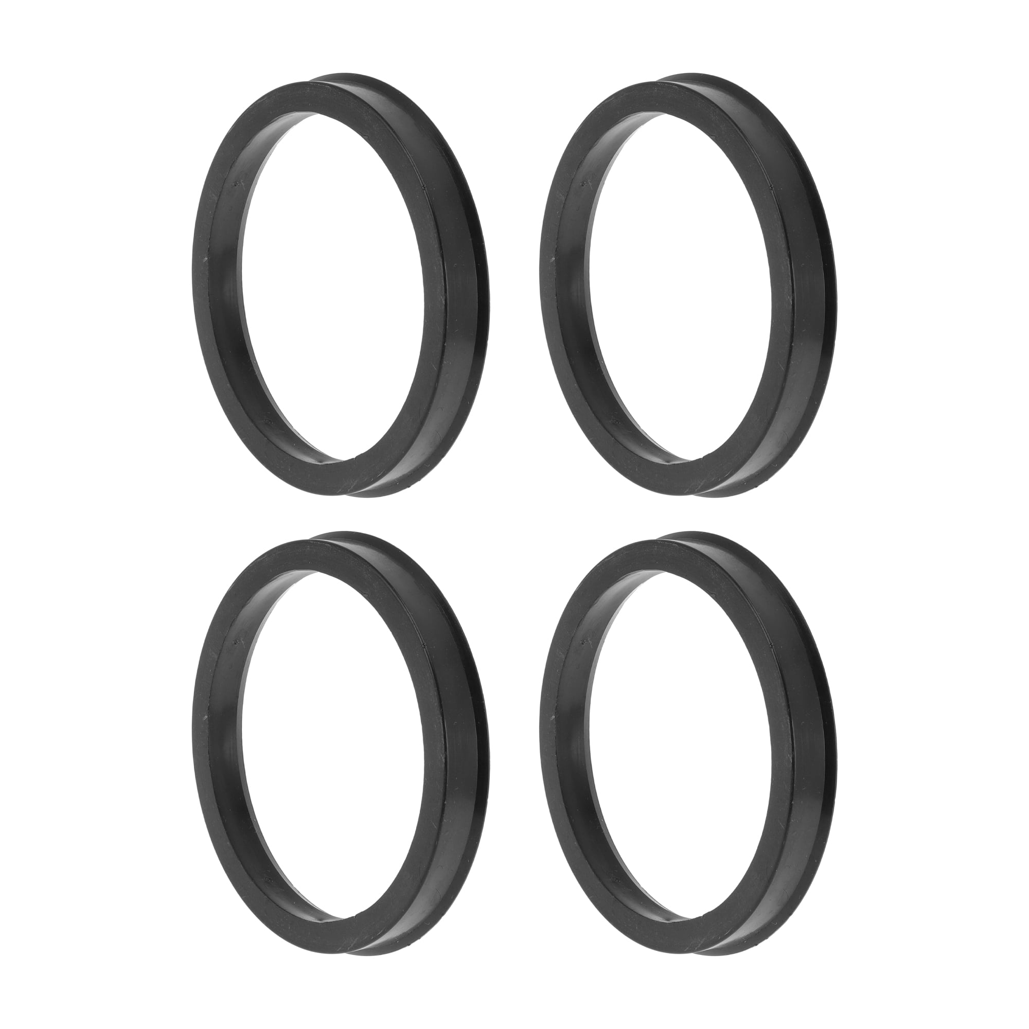 84.1mm to 71.1mm Car Wheel Hub Centric Rings Black Polycarbonate Wheels ...