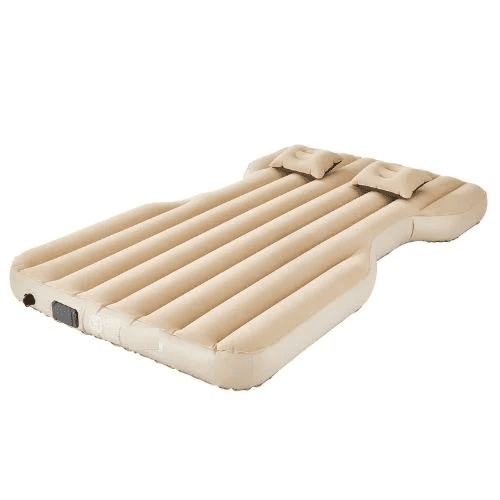 84.1x49.2x7.9 Inch Inflatable Car Air Mattress with Built-in Pump Beige