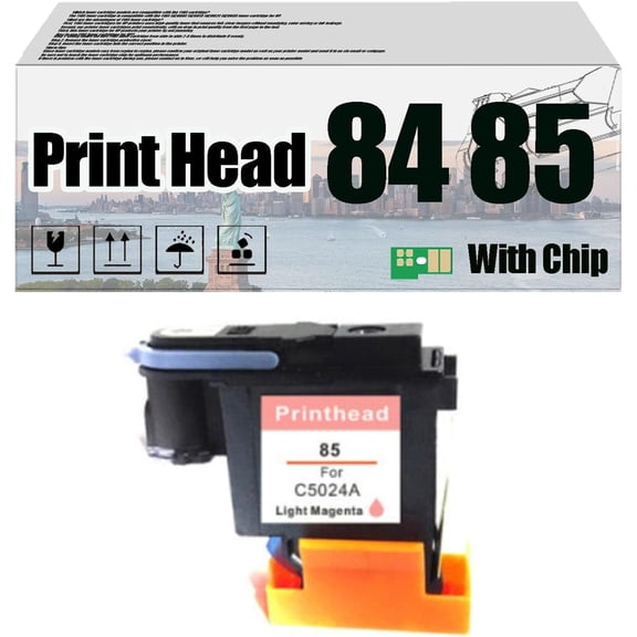 84 85 C5019A C9420A C9421A C9422A C9423A C9424A Print Head, Compatible for HP 10ps 120 120nr 130 130gp 130nr 130r 20ps 30 30n 50ps 90 90gp 90r Printers —— High Print Volume with Chip