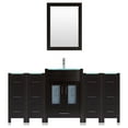 thumbnail image 1 of 84 Black Vanity Set - One 36 Sink Base, Four 12 Drawer Bases (LV3-C9-84-B), 1 of 4