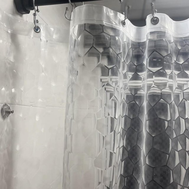 84 Inch Extra Long Shower Curtain Liner With Side Closure To