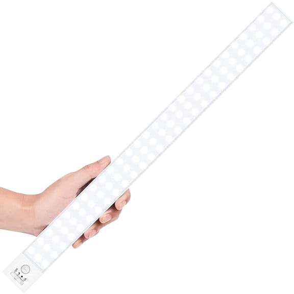 84 LED Closet Lights - Battery Powered, Super Bright Under Cabinet Lighting with Motion Sensor, Wireless, 3200mah Rechargeable Battery, 120 Days Run Time