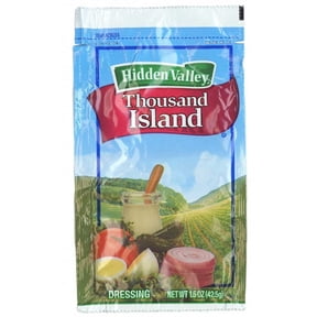 84 PACKS : Hidden Valley Thousand Island Portion Pack Dressing -- 84 Case 1.5 Ounce