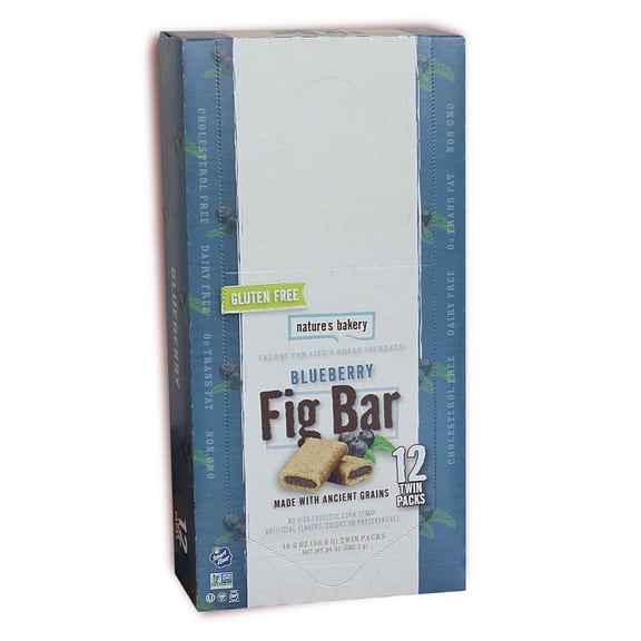 84 PACKS : Natures Bakery Blueberry Fig Bar, 2 Ounce