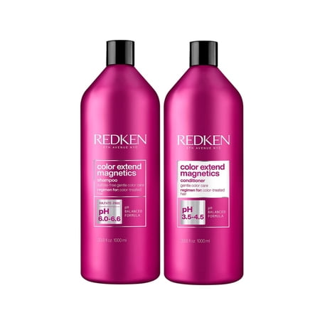 ($84 Value) Redken Color Extend Magnetic Shampoo and Conditioner Duo, 33.8oz Each