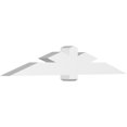thumbnail image 1 of 84"W x 14"H x 6"D x 6"F, 4/12 Pitch, Kennewick Architectural Grade PVC Gable Bracket, 1 of 8