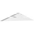 thumbnail image 1 of 84"W x 14"H x 6"D x 6"F, 4/12 Pitch, Richland Architectural Grade PVC Gable Bracket, 1 of 8