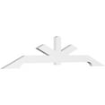 thumbnail image 1 of 84"W x 17 1/2"H x 2"D x 4"F, 5/12 Pitch, Vanguard Architectural Grade PVC Gable Bracket, 1 of 8