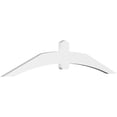 thumbnail image 1 of 84"W x 17 1/2"H x 2"D x 6"F, 5/12 Pitch, Archdale Architectural Grade PVC Gable Bracket, 1 of 8