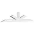 thumbnail image 1 of 84"W x 17 1/2"H x 4"D x 4"F, 5/12 Pitch, Saratoga Architectural Grade PVC Gable Bracket, 1 of 8