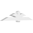 thumbnail image 1 of 84"W x 17 1/2"H x 6"D x 6"F, 5/12 Pitch, Redmond Architectural Grade PVC Gable Bracket, 1 of 8