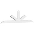 thumbnail image 1 of 84"W x 21"H x 2"D x 4"F, 6/12 Pitch, Saratoga Architectural Grade PVC Gable Bracket, 1 of 8