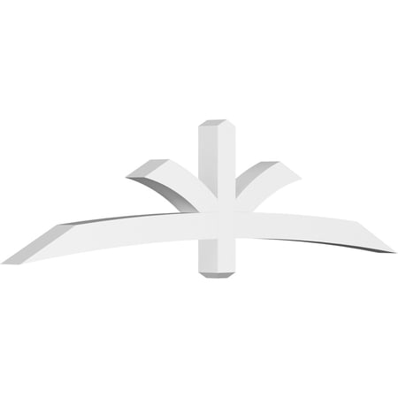 84"W x 21"H x 4"D x 4"F, 6/12 Pitch, Davenport Architectural Grade PVC Gable Bracket