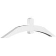 thumbnail image 1 of 84"W x 21"H x 4"D x 6"F, 6/12 Pitch, Archdale Architectural Grade PVC Gable Bracket, 1 of 8