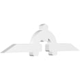 thumbnail image 1 of 84"W x 21"H x 4"D x 6"F, 6/12 Pitch, Ericson Architectural Grade PVC Gable Bracket, 1 of 8