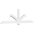 thumbnail image 1 of 84"W x 24 1/2"H x 2"D x 4"F, 7/12 Pitch, Redmond Architectural Grade PVC Gable Bracket, 1 of 8