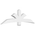 thumbnail image 1 of 84"W x 24 1/2"H x 4"D x 6"F, 7/12 Pitch, Davenport Architectural Grade PVC Gable Bracket, 1 of 8