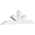 thumbnail image 1 of 84"W x 24 1/2"H x 6"D x 6"F, 7/12 Pitch, Saratoga Architectural Grade PVC Gable Bracket, 1 of 8