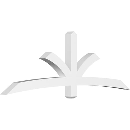 84"W x 28"H x 4"D x 4"F, 8/12 Pitch, Davenport Architectural Grade PVC Gable Bracket