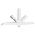 thumbnail image 1 of 84"W x 28"H x 4"D x 4"F, 8/12 Pitch, Kennewick Architectural Grade PVC Gable Bracket, 1 of 8