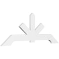 thumbnail image 1 of 84"W x 31 1/2"H x 2"D x 6"F, 9/12 Pitch, Vanguard Architectural Grade PVC Gable Bracket, 1 of 8