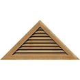 thumbnail image 1 of 84"W x 35"H Triangle Gable Vent (97 3/4"W x 40 3/4"H Frame Size) 10/12 Pitch: Unfinished, Functional, Rough Sawn Western Red Cedar Gable Vent w/ 1" x 4" Flat Trim Frame, 1 of 12